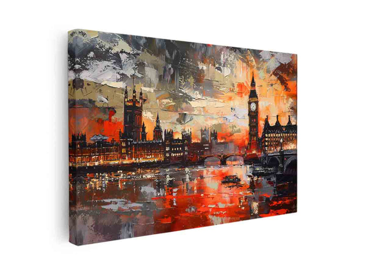 London Art canvas Print