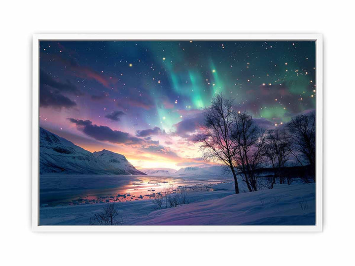 Northern Lights Painting