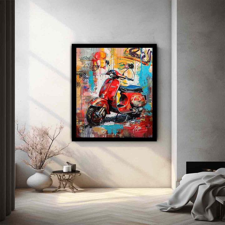 Scooter Art Print