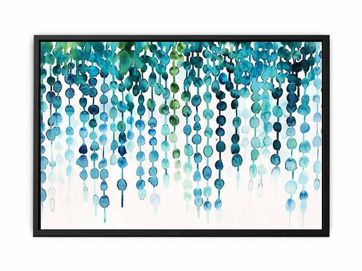 Watercolor Strings canvas Print