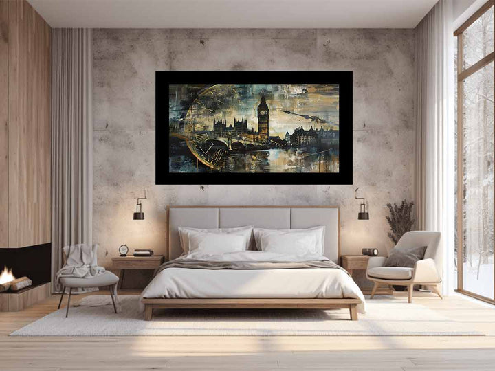 London Clock Tower Art Print