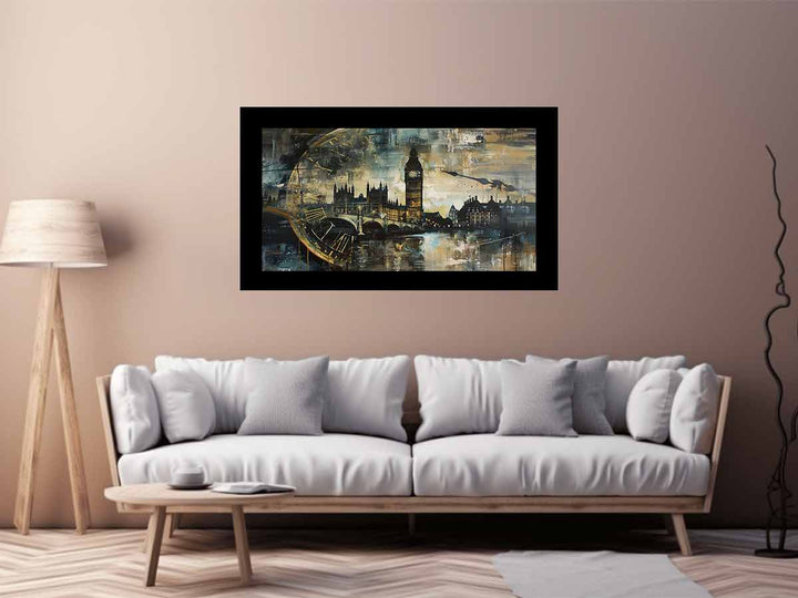 London Clock Tower Art Print