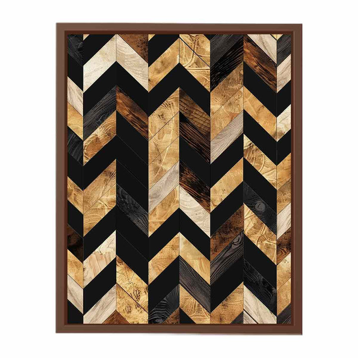 Herringbone Zigzag Painting