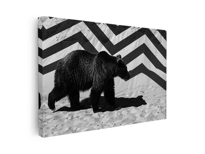 Black Bear canvas Print