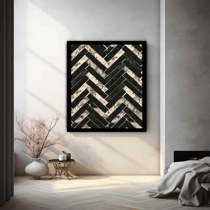 Zigzag Pattern Art Print