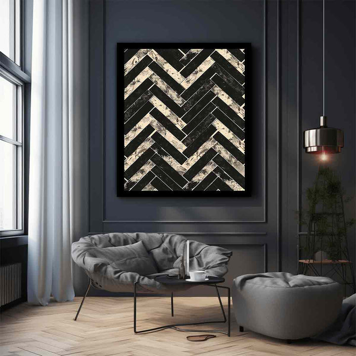 Zigzag Pattern Art Print