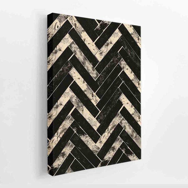 Zigzag Pattern canvas Print