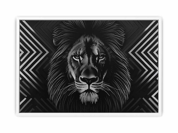 Black Lion Painting