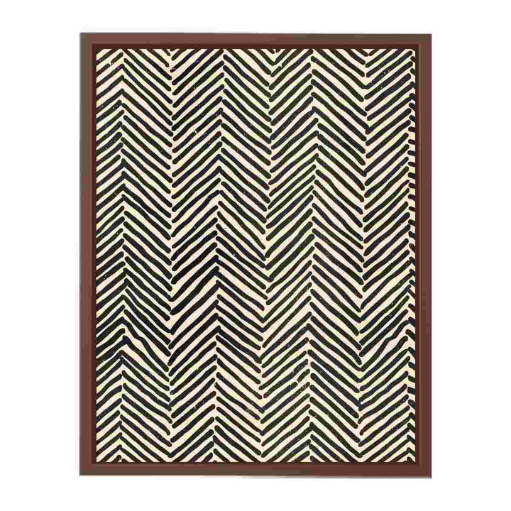 Zigzag Lines Pattern Painting Painting