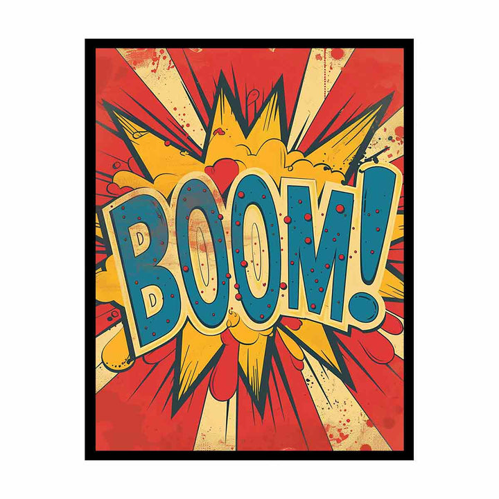 Boom 3 canvas Print