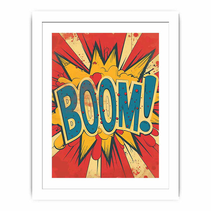 Boom 3 framed Print