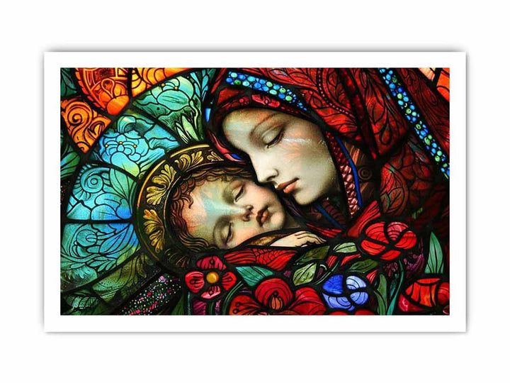 Mother Marry framed Print