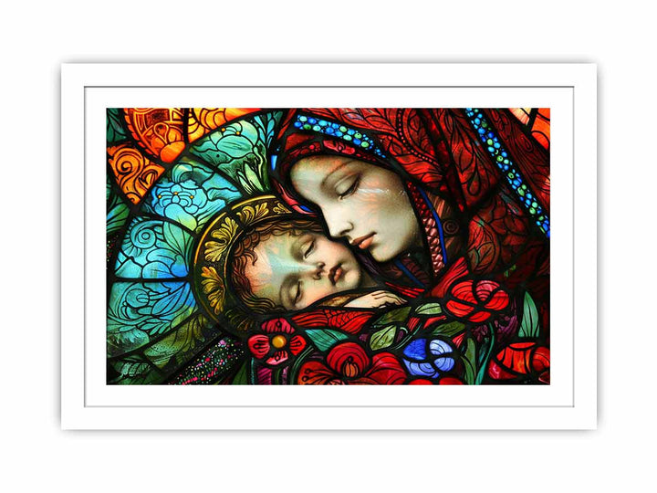 Mother Marry framed Print