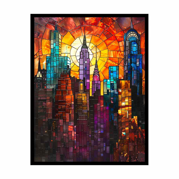 Skyline canvas Print