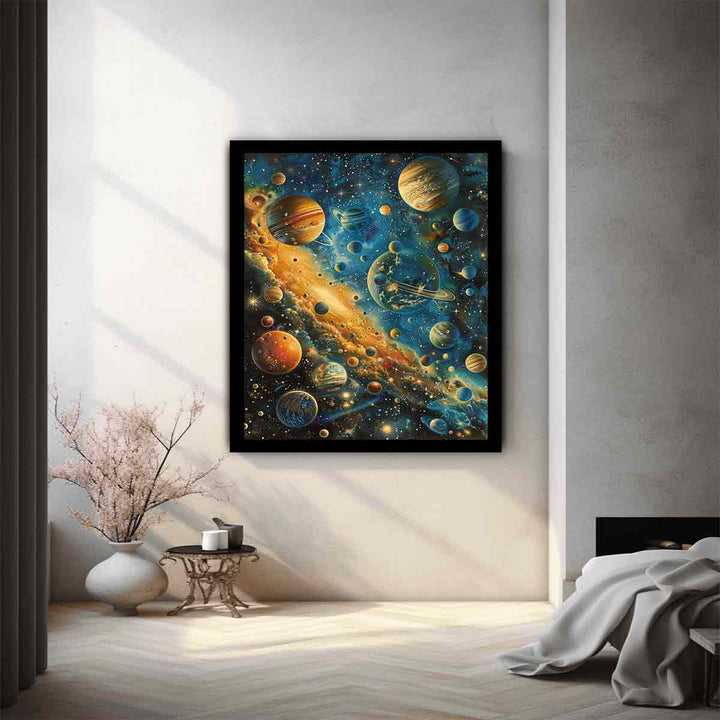 Cosmic Crowd Art Print