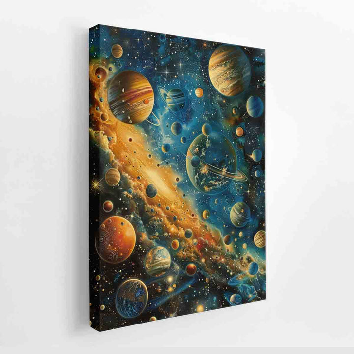 Cosmic Crowd canvas Print