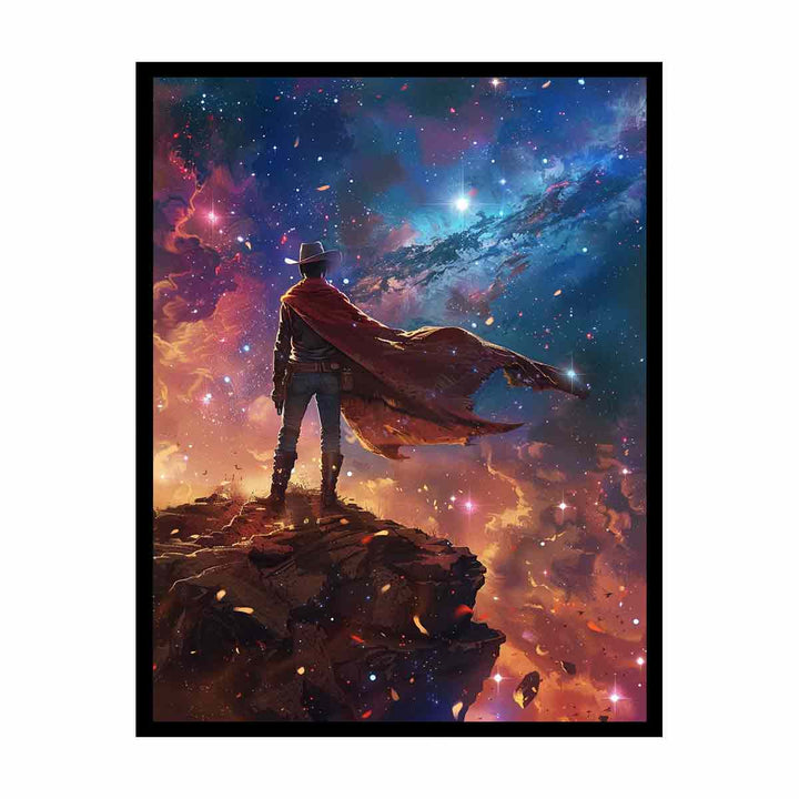 Space cowboy canvas Print