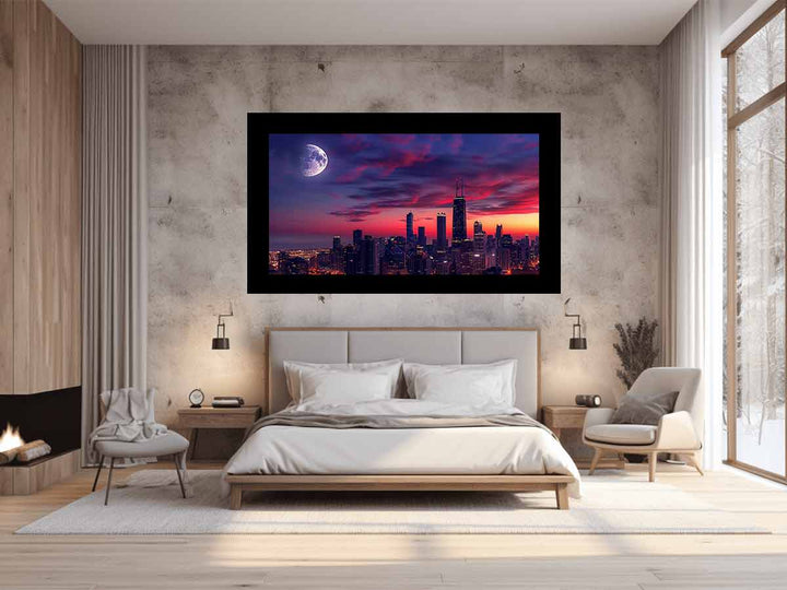 Moon InTthe Sky Art Print