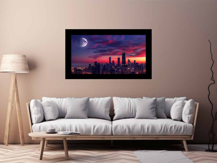 Moon InTthe Sky Art Print