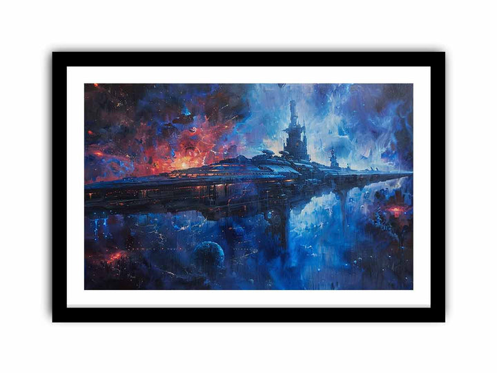 Sci-fi 2 framed Print