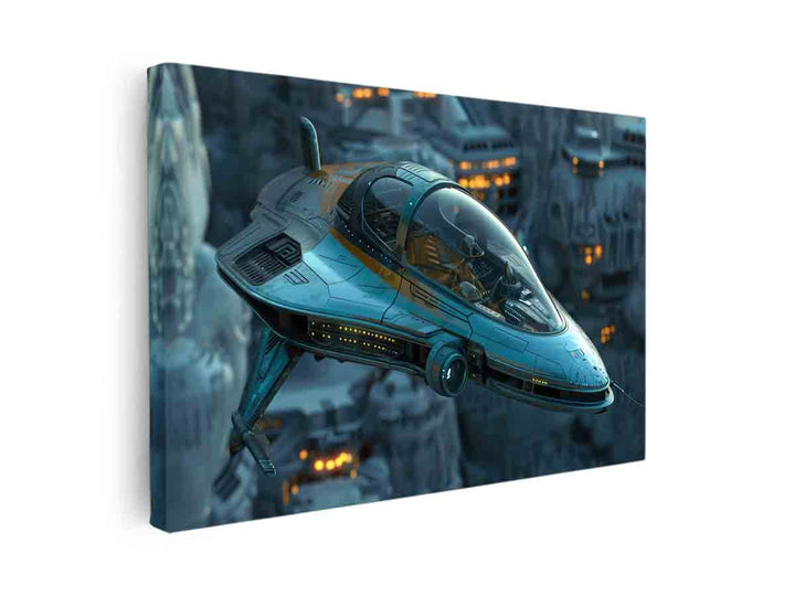 Space Flight canvas Print