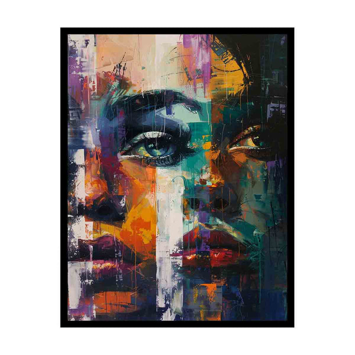 Two In one canvas Print