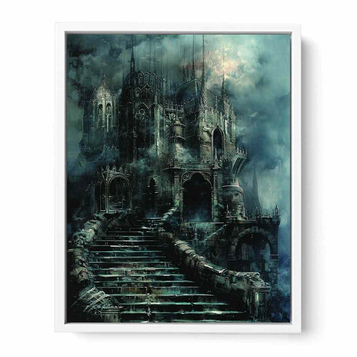 Castle Stairs Painting