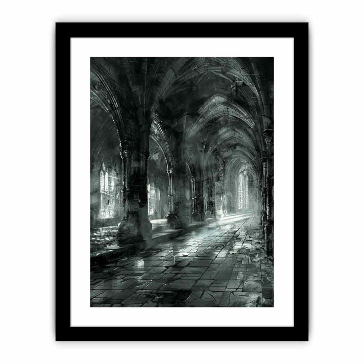 Path framed Print