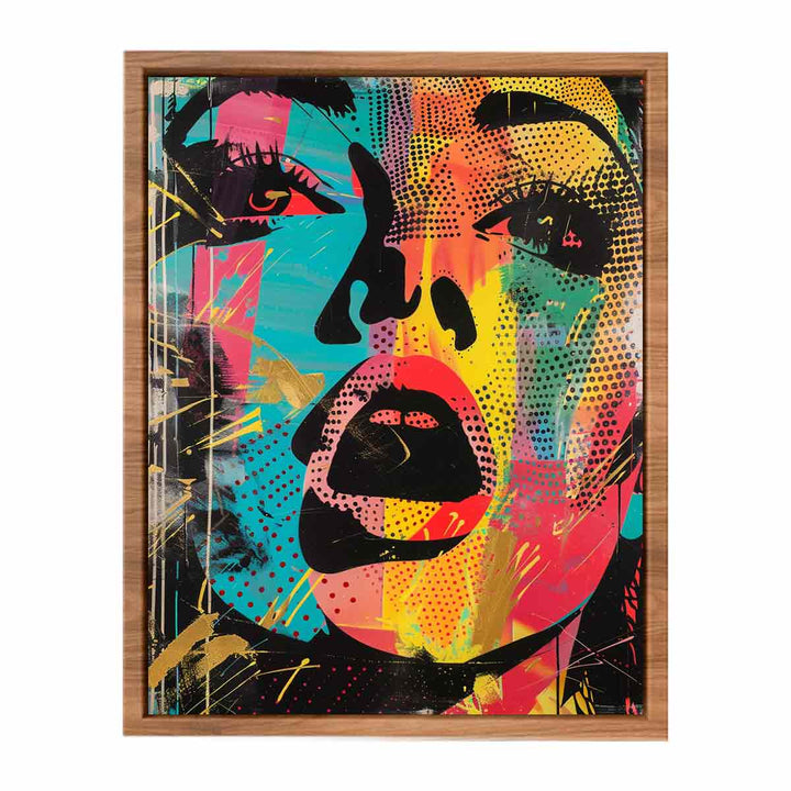 Wow Pop Art canvas Print