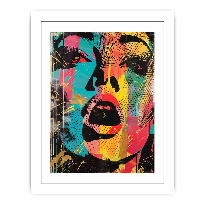 Wow Pop Art framed Print