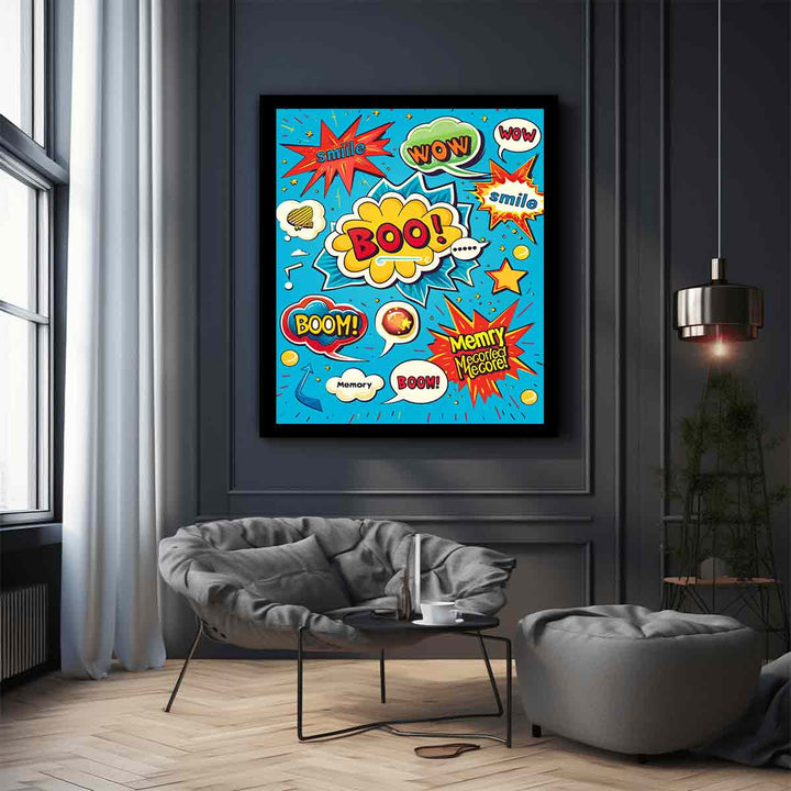 Boom Graphics Pop Art Art Print