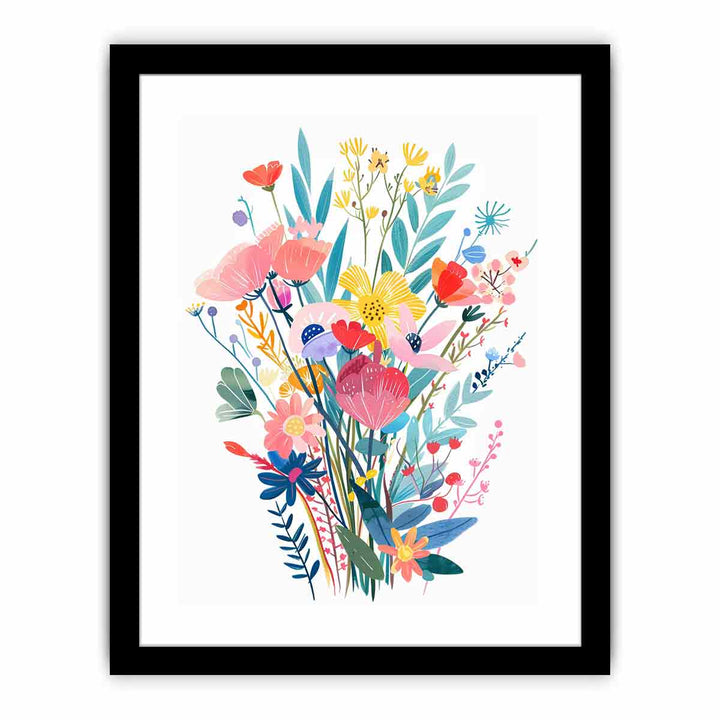 Flower Bouquet framed Print