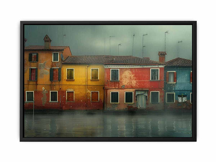 Waterfront Lagoon Venice canvas Print