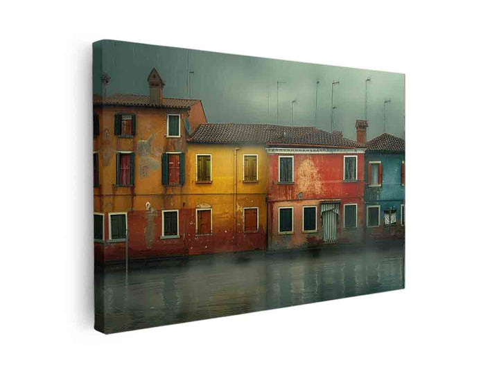 Waterfront Lagoon Venice canvas Print