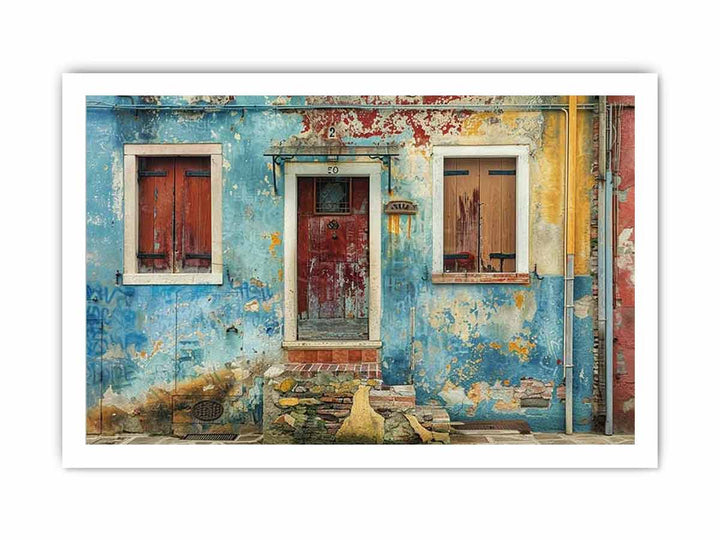 House Door framed Print