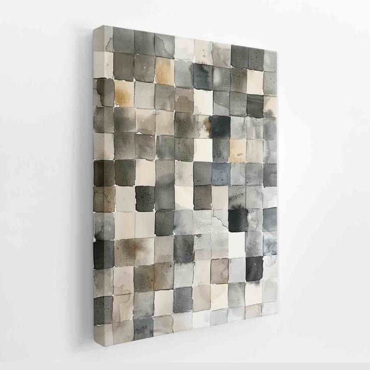 Watercolor Squares  canvas Print