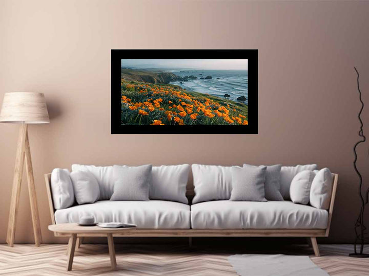 California Poppies Pacific Coast  Art Print