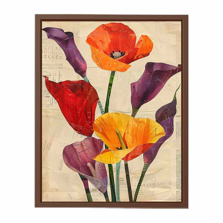 Red And Orange Poppies Painting