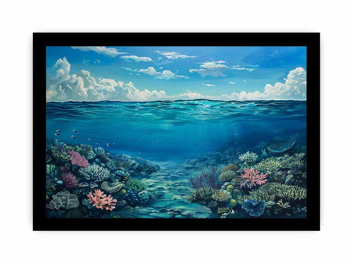 Coral Reef framed Print