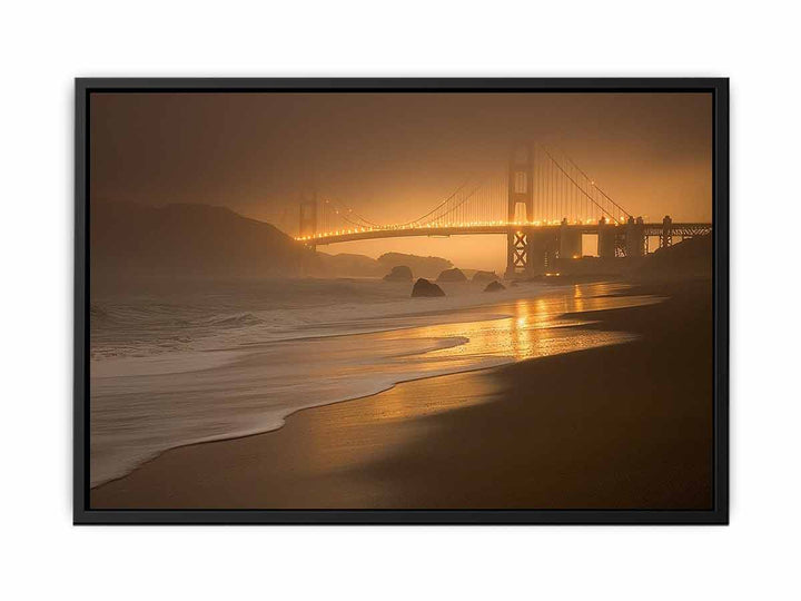 Baker Beach San Francisco canvas Print