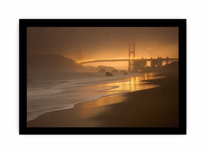 Baker Beach San Francisco framed Print