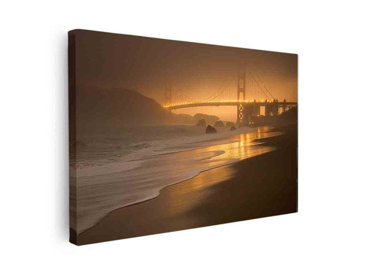 Baker Beach San Francisco canvas Print