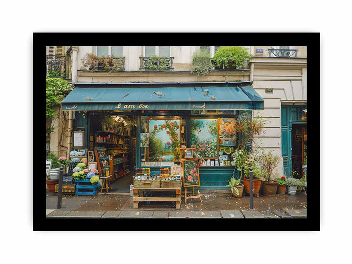 Paris Shop framed Print