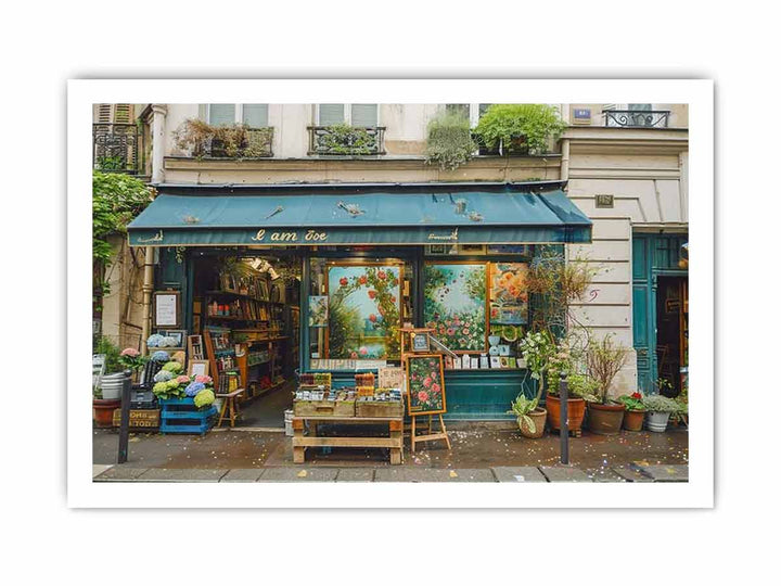 Paris Shop framed Print