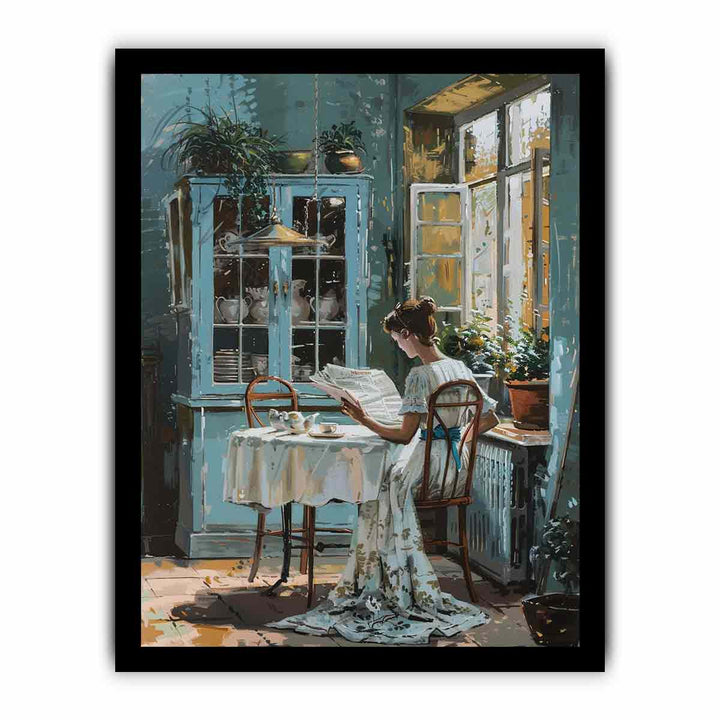 Breakfast Table framed Print