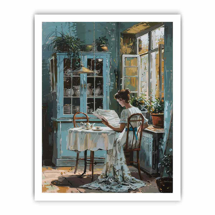 Breakfast Table framed Print