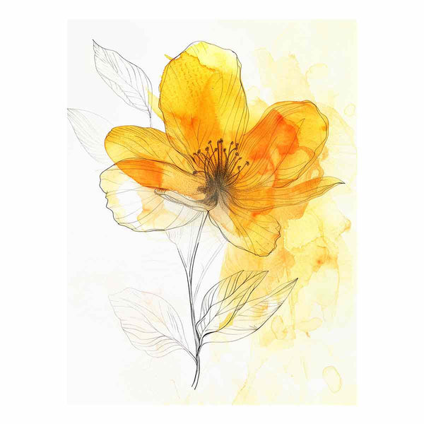 Yellow Flower Art Print