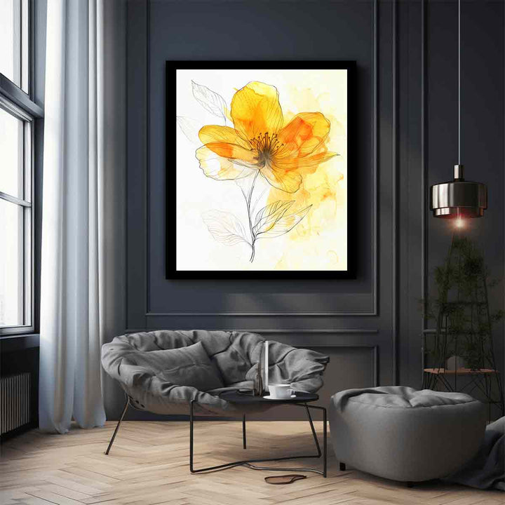 Yellow Flower Art Print