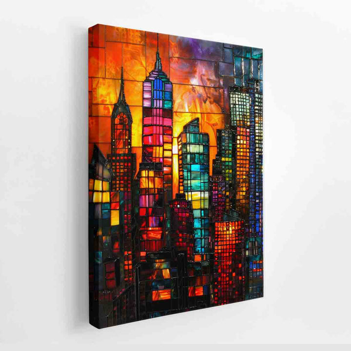 Skyine canvas Print