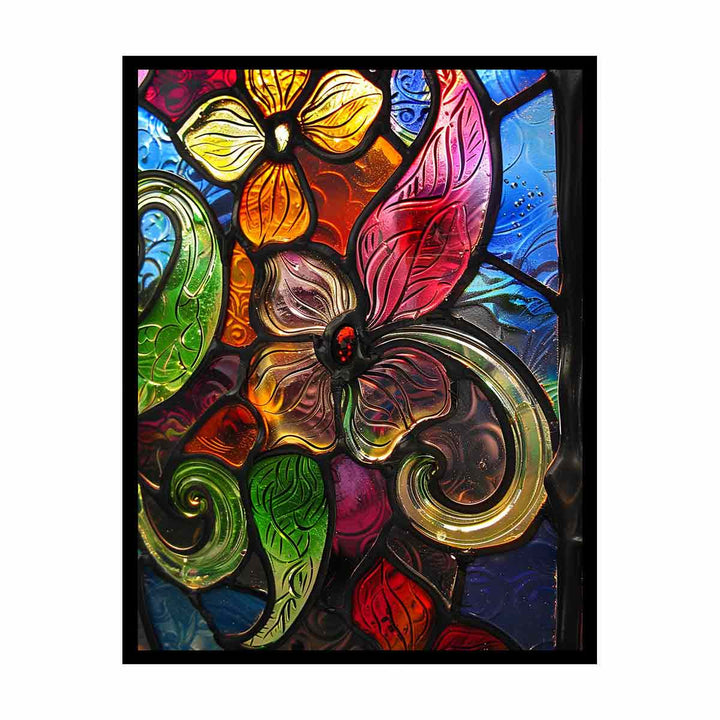 Glass Art canvas Print